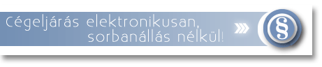 Elektronikus cégeljárás Advocatus csomaggal