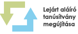 Tanúsítvány megújítása